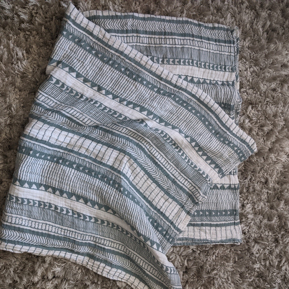 Little Unicorn Large Muslin Swaddling Blanket